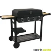 Pack Barbecue gaz sur chariot FLAVO avec Housse Coffret 3 pièces aimantés