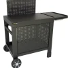Pack Desserte de jardin REVA PREMIUM avec Housse Barbecue et Plancha Rectangulaire