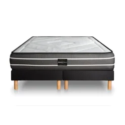 Pack Exclusive double sommier noir
