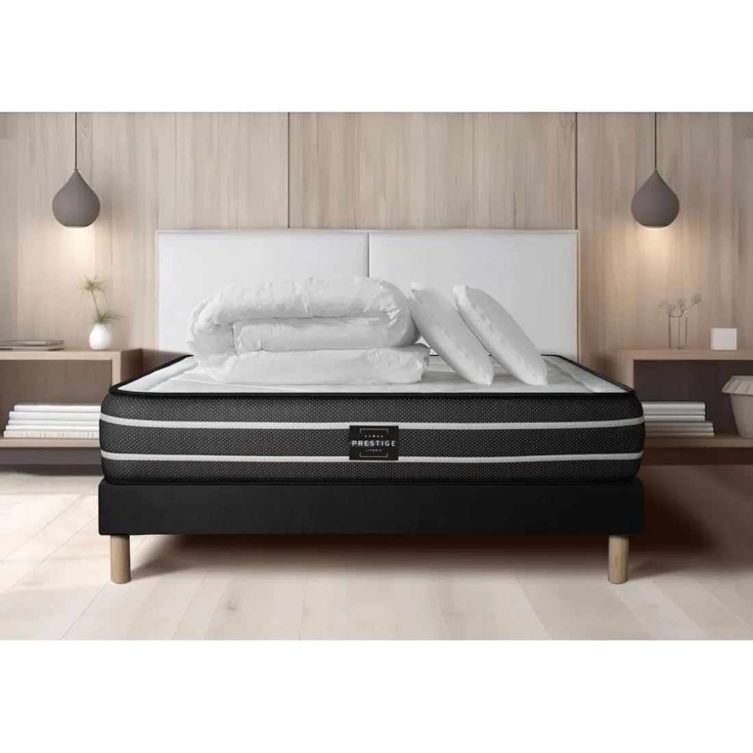 Pack Exclusive sommier noir