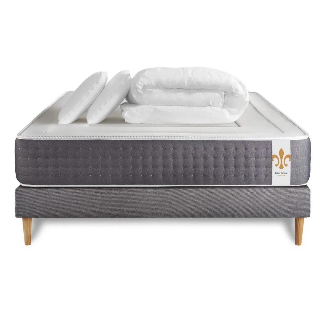 Pack Le Vingt-Six sommier Gris