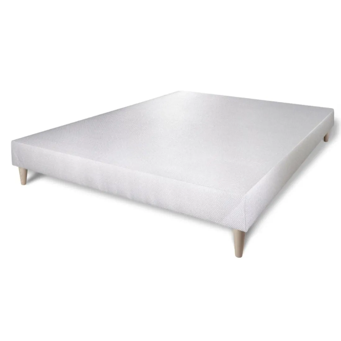 Pack matelas ACTIVE sommier blanc Couette et 2 oreillers