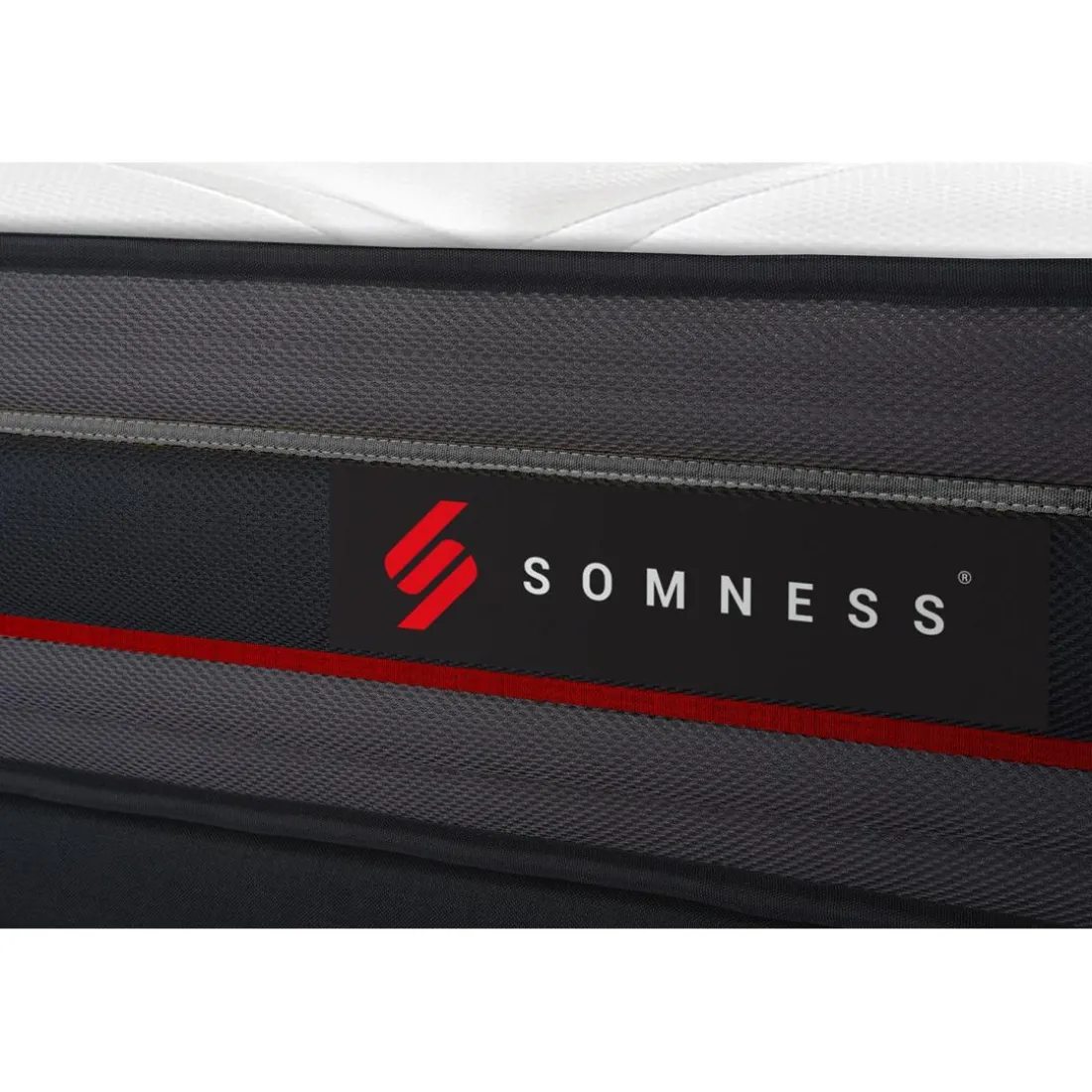 Pack matelas REGEN double sommiers blanc Couette 2 oreillers