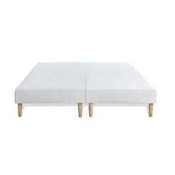 Pack matelas ULTRA double sommiers blanc Couette et 2 oreillers