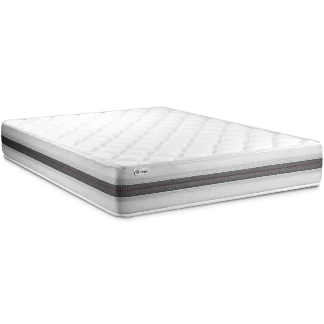 Pack prêt a dormir VITALMEMO BACK sommier Kit noir