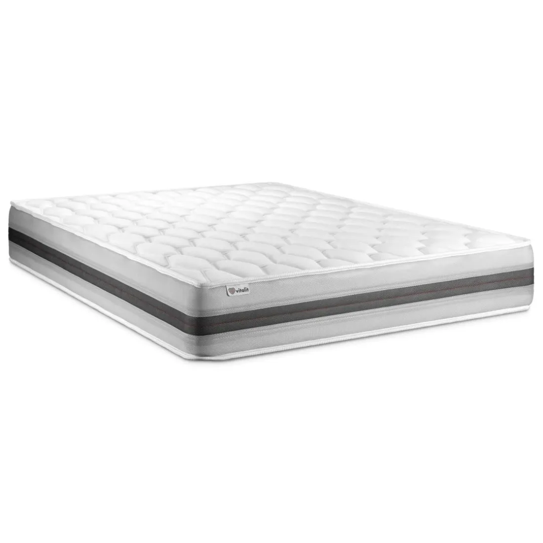 Pack prêt a dormir VITALSPRING RECOVER sommier Kit blanc