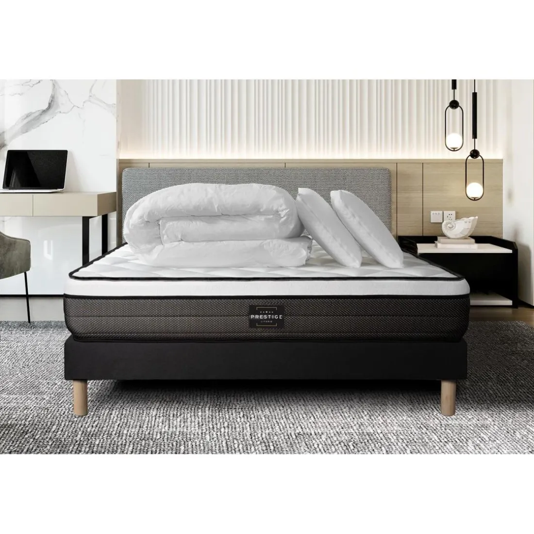 Pack Suite sommier Kit Noir