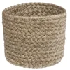 Panier Jute Herbier Marin Blanc x 3