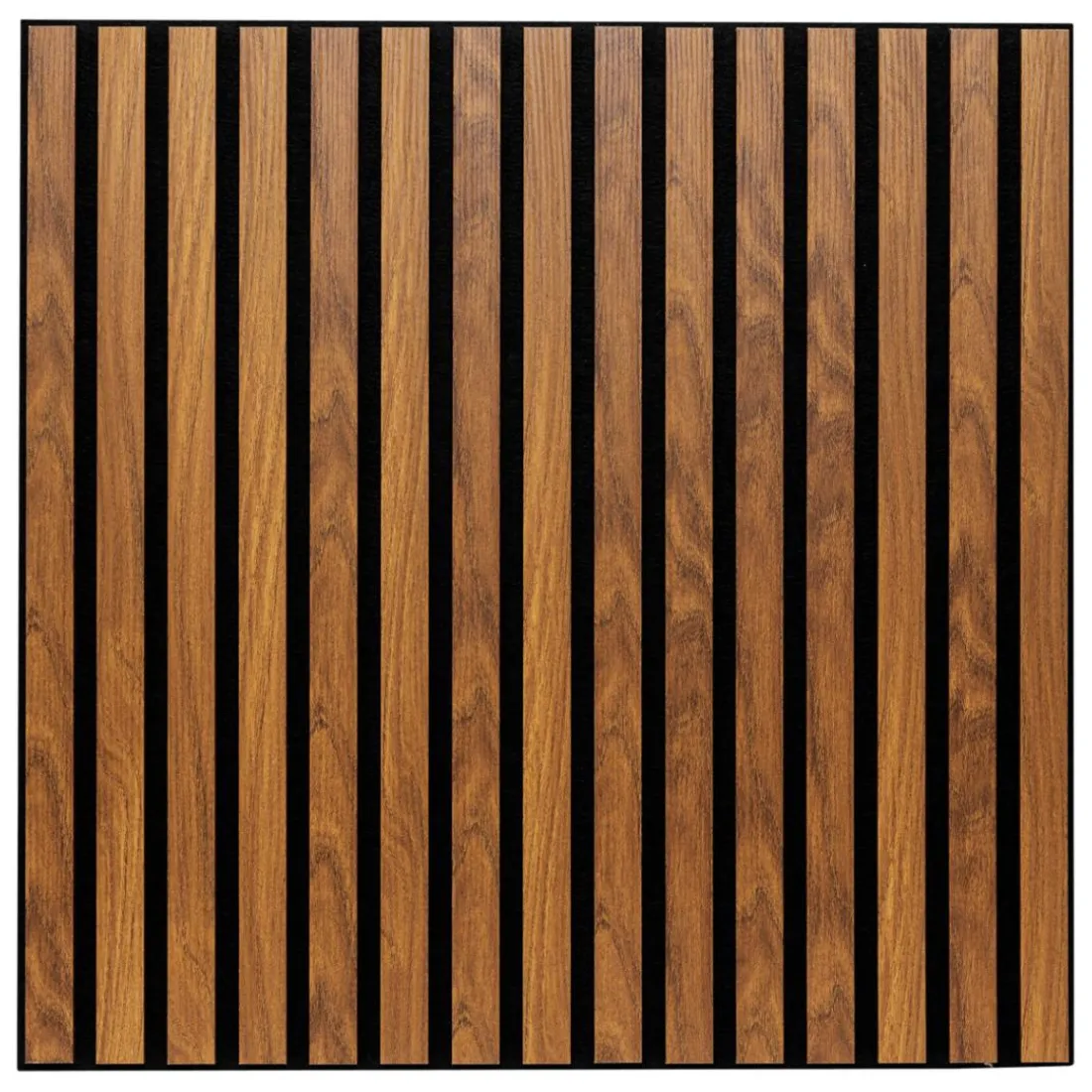 Panneau décoratif mural Colva bois-foncé
