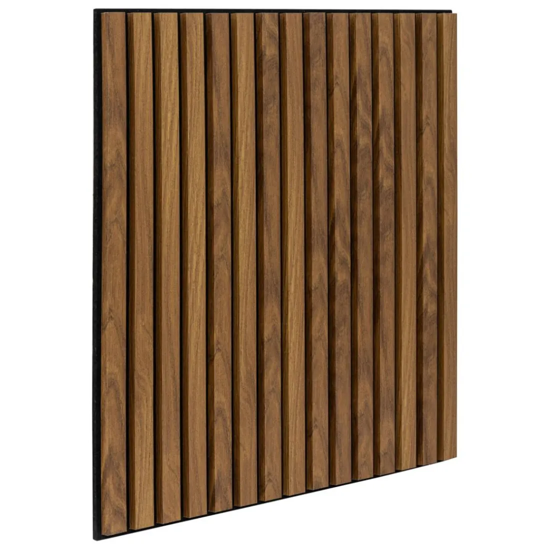 Panneau décoratif mural Colva bois-foncé