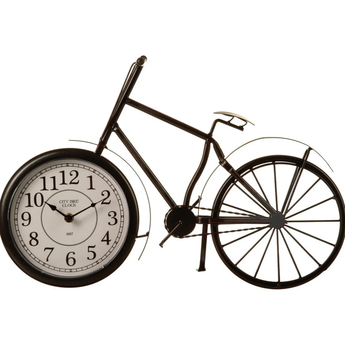 Pendule à poser vélo noir D52