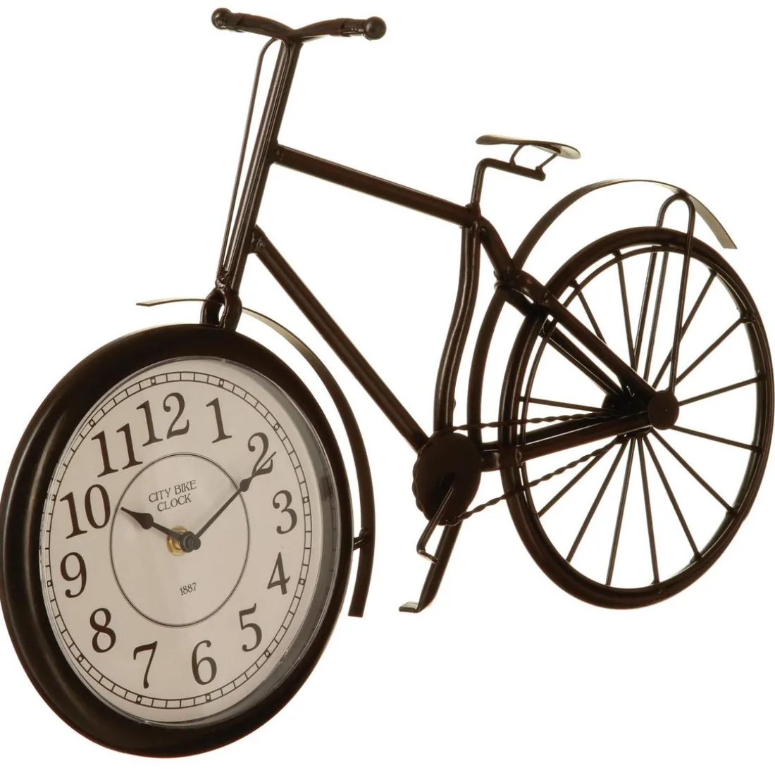 Pendule à poser vélo noir D52