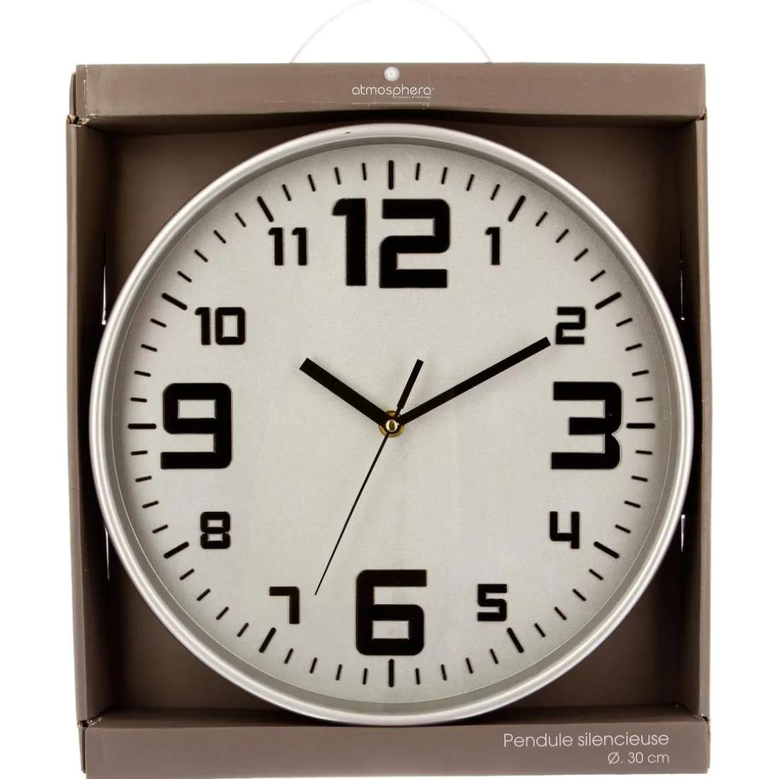 Pendule argent D30