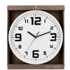 Pendule plastique silencieuse blanche D30