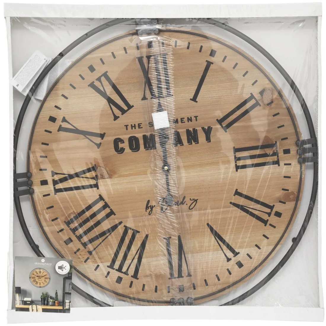 Pendule Silence Coloniale marron