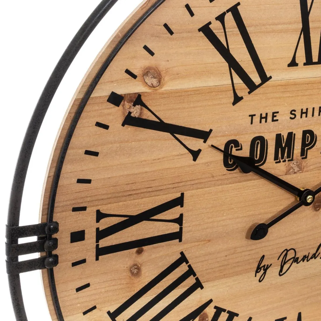 Pendule Silence Coloniale marron