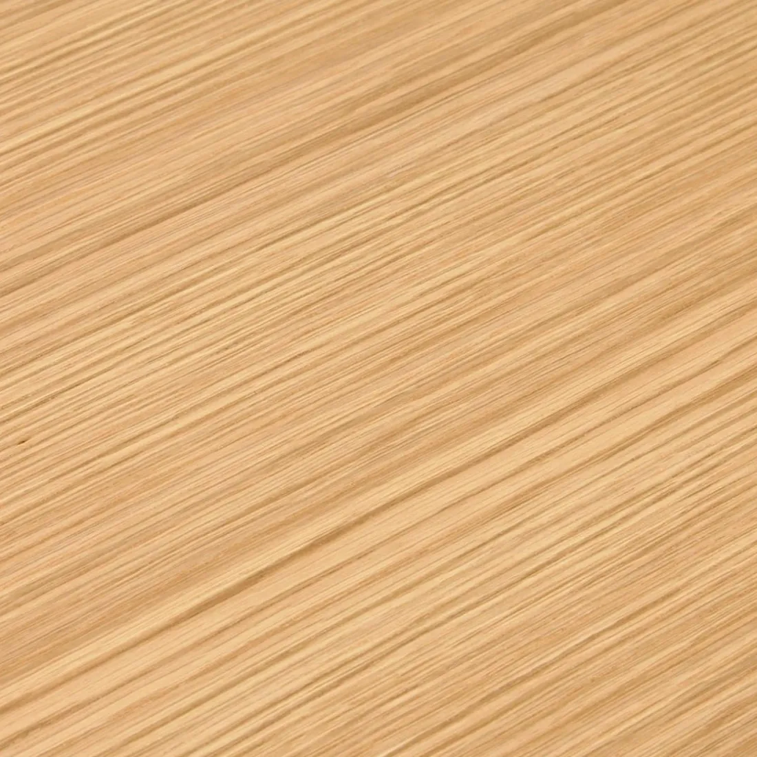 Petit bureau droit design 'XLINE' en bois finition naturelle et métal noir