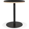 Petite table bistrot ronde 'YOGI' noire