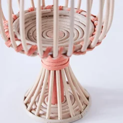 Photophore en rotin CALICE bicolore