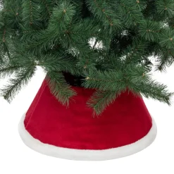 Pied de sapin rouge blanc