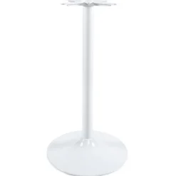 Pied de table 'BIANKO' en métal blanc