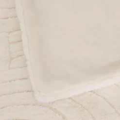 Plaid fausse fourrure jacquard