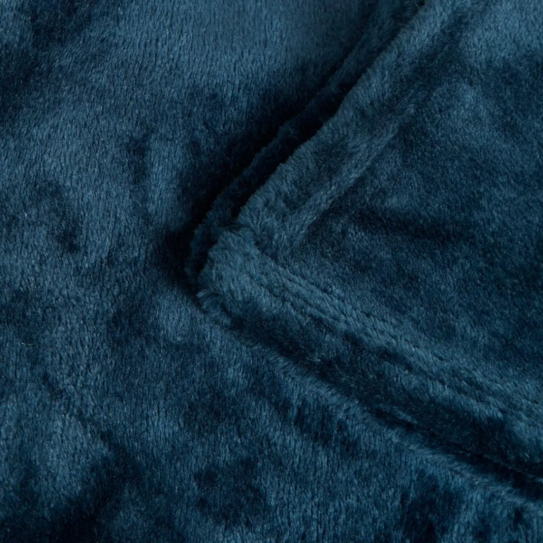 Plaid flanelle Ollis 260x240cm - bleu egéen