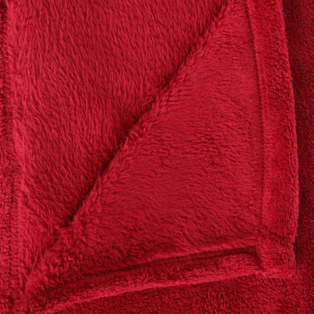 Plaid Kiesa 230x180cm - Rouge