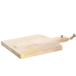 Planche à découper rectangulaire + poignée L en bois