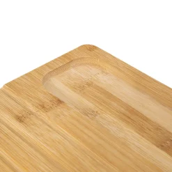 Planche à Pain 40 + Couteau + Pince en bambou