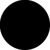 Plateau de table 'RINGO' rond noir