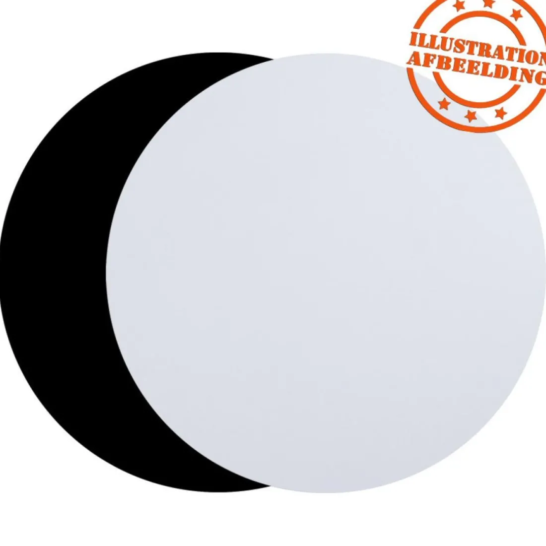 Plateau de table rond blanc 'RINGO'