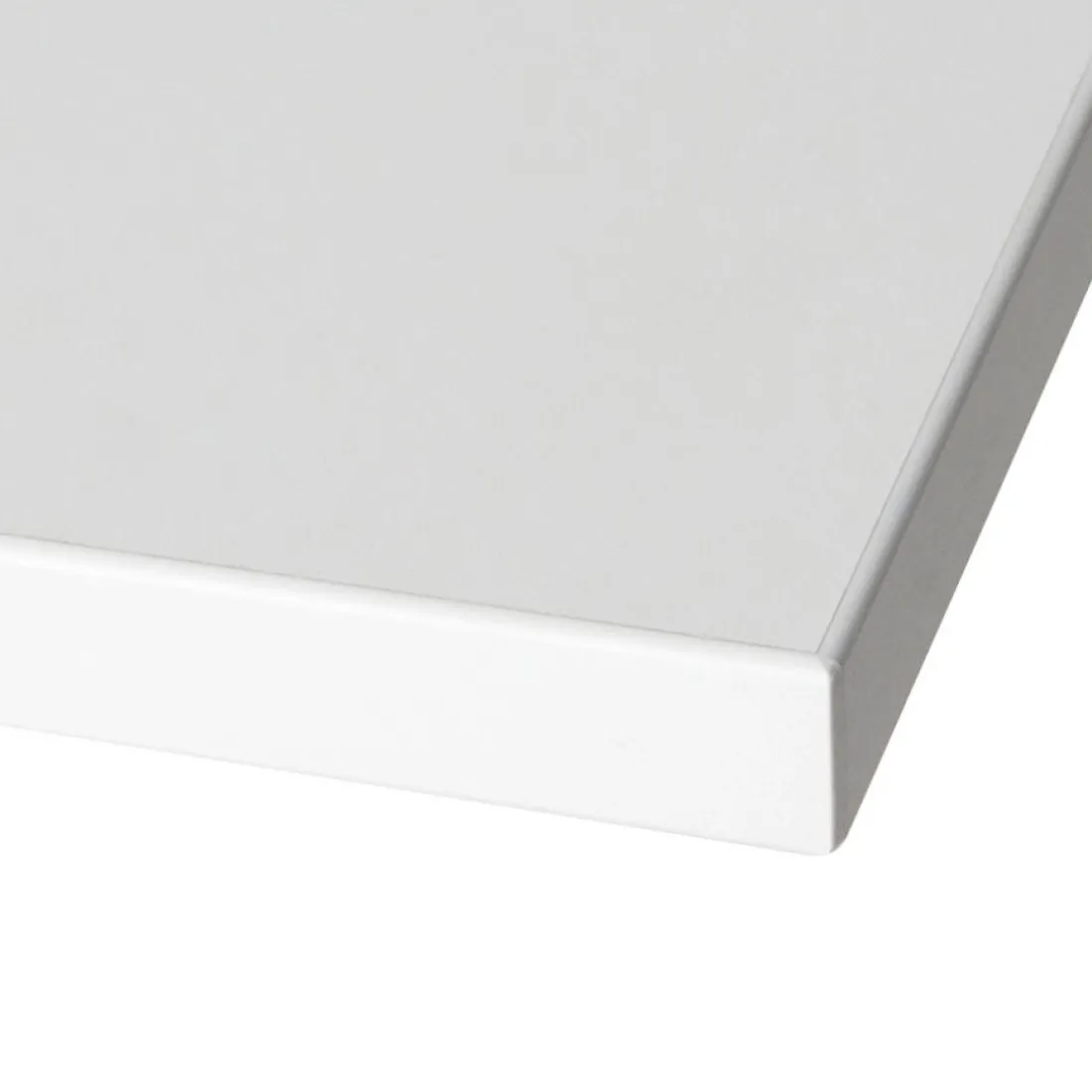 Plateau de table 'SPANO' blanc carré