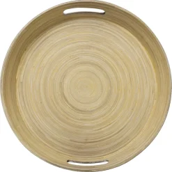 Plateau Modern Color charbon en bambou 42cm