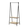 Portant 2 étagères style industriel en Bois Beige