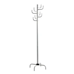Porte manteau gris en acier
