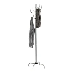 Porte manteau gris en acier
