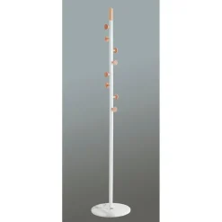 Porte manteau tube d'acier et pied en marbre