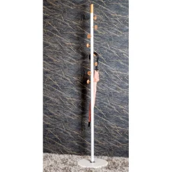 Porte manteau tube d'acier et pied en marbre