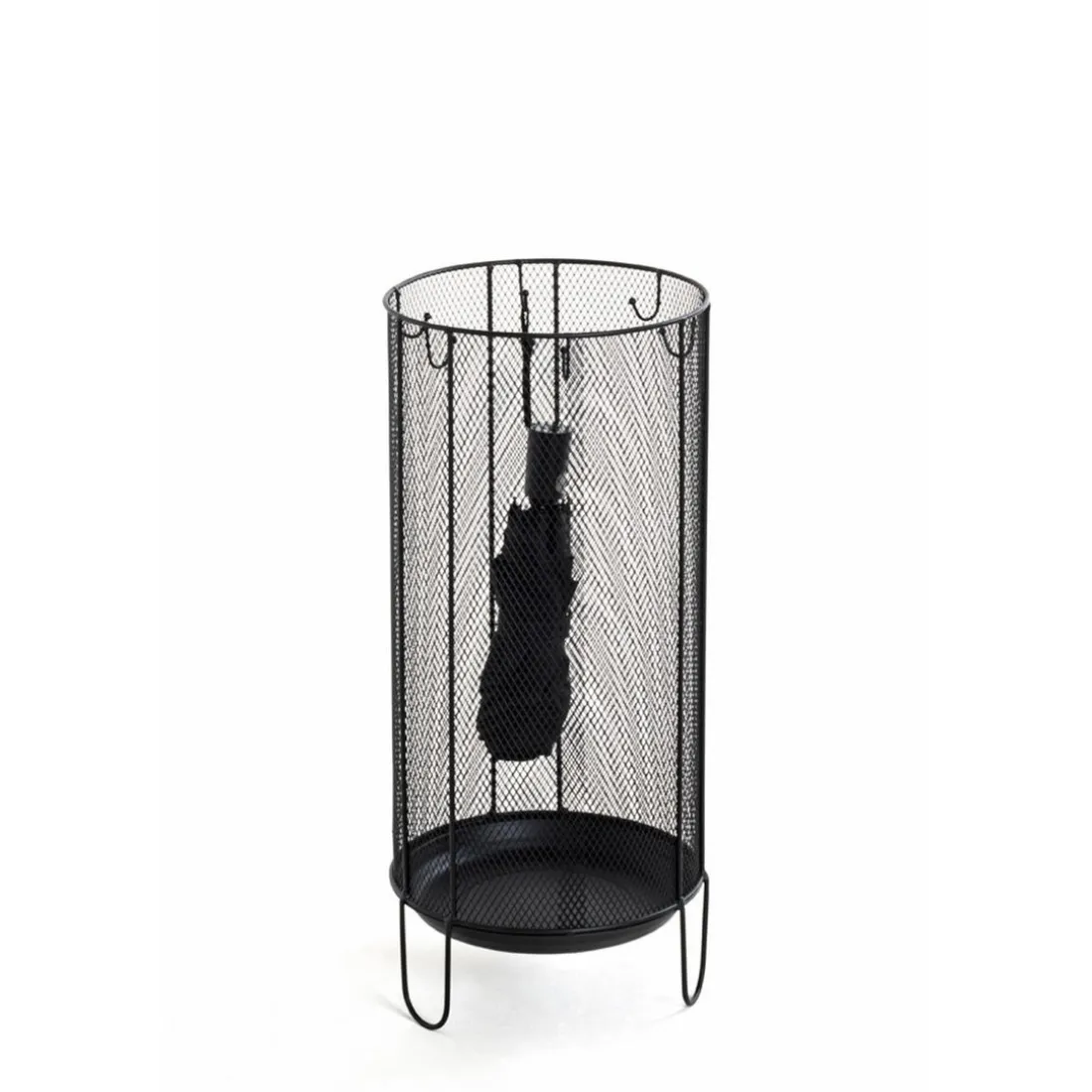 Porte parapluies Noir en Métal