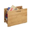 Porte revues en bois de chêne huilé
