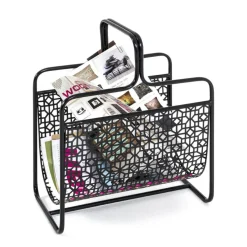 Porte revues en Métal laqué Noir