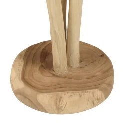 Porte-manteau 3 branches en Teck naturel WILL Beige