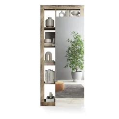 Porte-manteau 2 portes avec miroir
