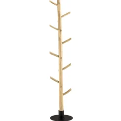 Porte-manteau multibranches en Teck naturel WILL Beige