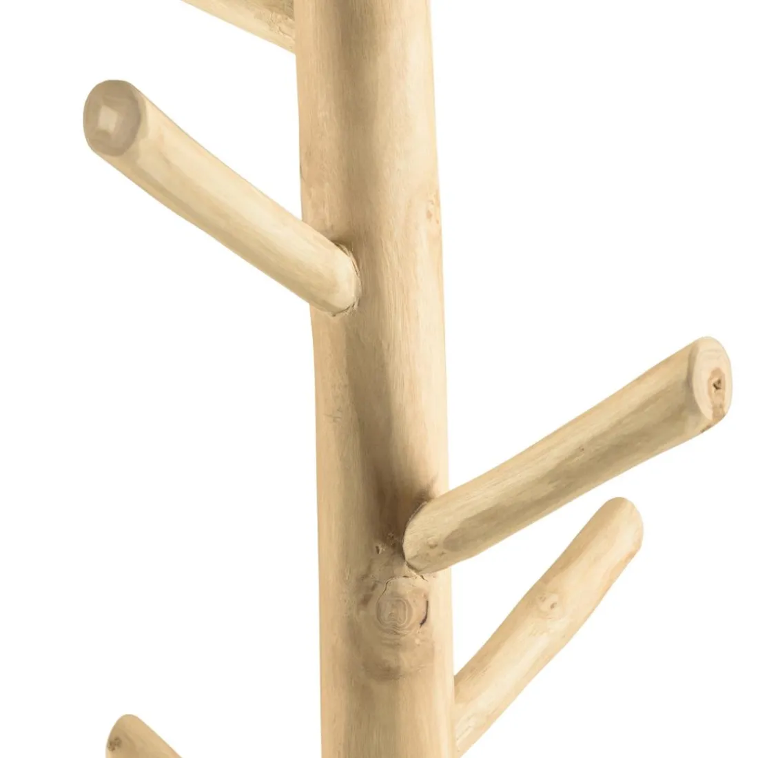 Porte-manteau multibranches en Teck naturel WILL Beige