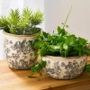 Pot émaillé ORICE D21 cm en terre cuite
