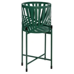 Pot Métal Leaf avec Support x 2