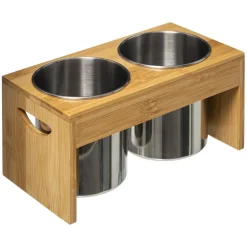 Pot UST x 2 Inox + Support BAM
