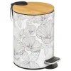 Poubele SOFTCL 3 l Blackflora Blanc et Noir